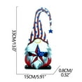 thumbnail image 3 of Up to 65% off! 4 Of july Decorations Large Gnome Garden Stake For Independence Day, 3 of 5