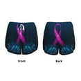 thumbnail image 5 of Haiem Two Human Hands are Holds Ribbon Awareness Women's 2 in 1 Running Shorts - Lightweight Athletic Workout Gym Yoga Breathable Sports Shorts Liner with Phone Pockets-Small, 5 of 9