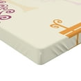 thumbnail image 2 of Ambesonne Tree Fitted Sheet, Park Bench Pastel Color, Full Size, Orange Purple, 2 of 3