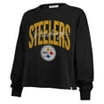 thumbnail image 2 of Women's '47 Black Pittsburgh Steelers Plus Size Muse Sydney Long Sleeve T-Shirt, 2 of 3