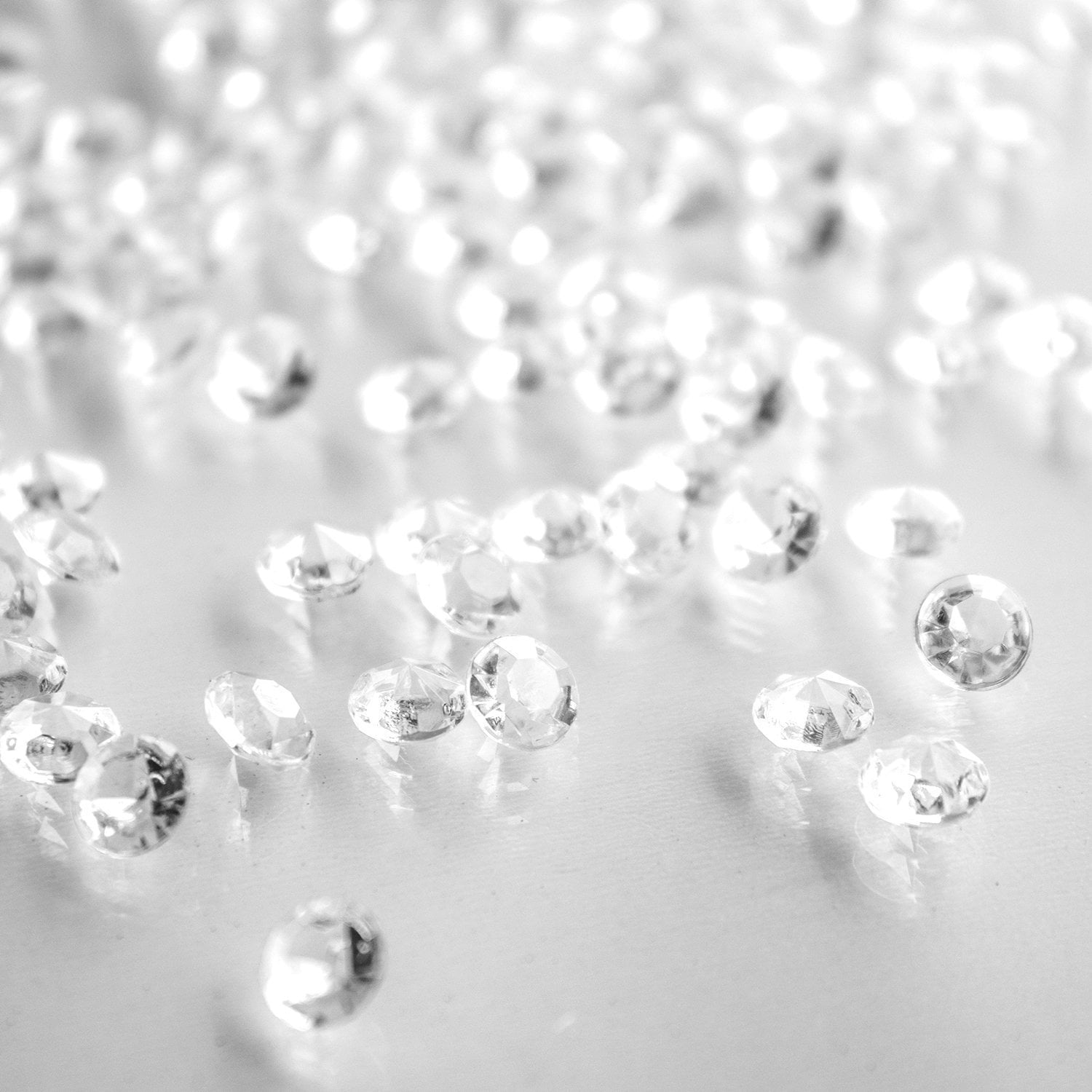 Acrylic Confetti Faux Diamond Table Scatter Beads Wedding Party Decor 1000pcs 