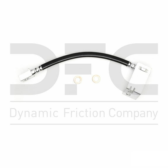 Rear Lower Left Dynamic Friction Company Brake Line Hose 350-54599 For 1999-2004 Ford F-250 Super Duty, 2000-2004 Ford F-350 Super Duty, 2000-2005 Ford Excursion