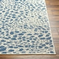 thumbnail image 4 of Hauteloom Erno Living Room, Bedroom Patio Outdoor Area Rug - Contemporary - Rose Cream, Royal Denim, Silver Blue - 2' x 2'11", 4 of 6