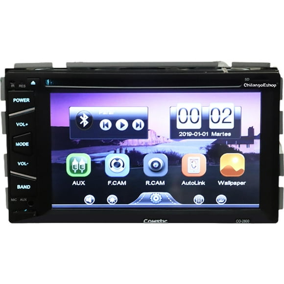 AUTOESTEREO MTX COUSTIC PANTALLA 6.2 BLUETOOTH USB DVD CO-2800