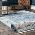 thumbnail image 5 of nuLOOM Fernanda Faded Persian Area Rug, 2' 6" x 10', Runner, Fernanda Blue, 5 of 9