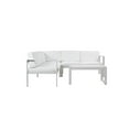 thumbnail image 2 of Pemberly Row 5-Piece Modern Aluminum Sectional in White Finish, 2 of 3