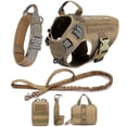 thumbnail image 1 of Large Dog Harness And Leash Set Pet German Shepherd Malinois Training Walking Vest Dog Harness And Collar Set For All Breeds Dog, 1 of 5