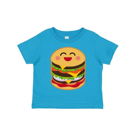 

Inktastic Hamburger Kawaii Gift Toddler Boy or Toddler Girl T-Shirt