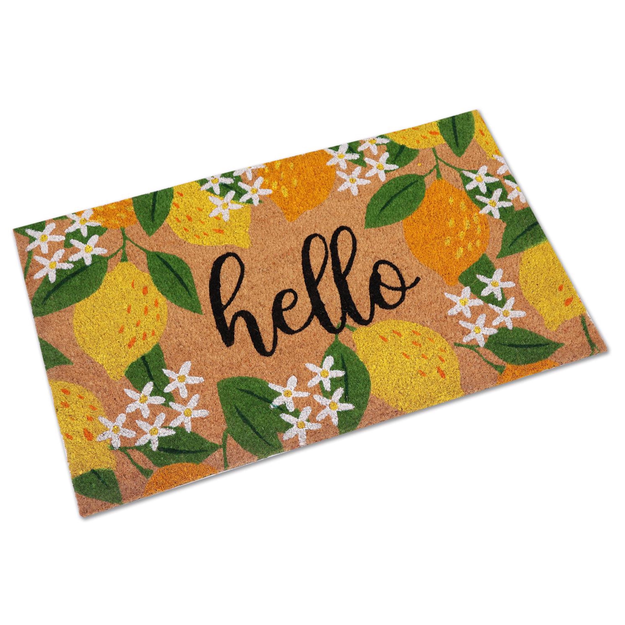 First Concept 18 in. W X 30 in. L Multi-Color Coir Door Mat