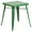 Green, variant on Flash Furniture Prince Commercial Grade 23.75" Square Black-Antique Gold Metal Indoor-Outdoor Table