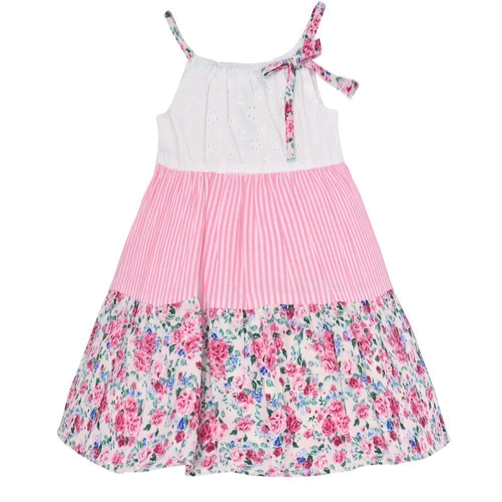 Gymboree Desert Dreams 4T 5T Pink Dot Floral Dress Summer 15 