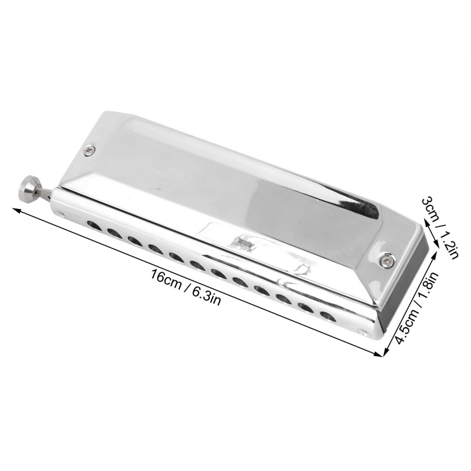 Buy DOACT Harmonica,Stainless Steel Mouth Organ,Chromatic Harmonica C