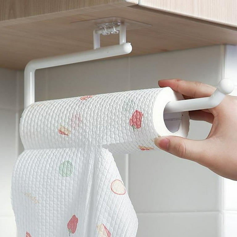 Kitchen Paper Roll Holder Towel Hanger Rack Toilet Holders Bathroom Organizer
