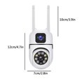 thumbnail image 3 of 1080P WiFi Security Camera with Motion Detection, Full-Color Night Vision & 355° Pan/Tilt, 2.4GHz Outdoor Surveillance Camera with Floodlight, 3 of 9
