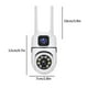 thumbnail image 3 of Cámaras de seguridad al aire libre 1080P Domos de vigilancia 360 Vista Detección de movimiento, 3 of 9
