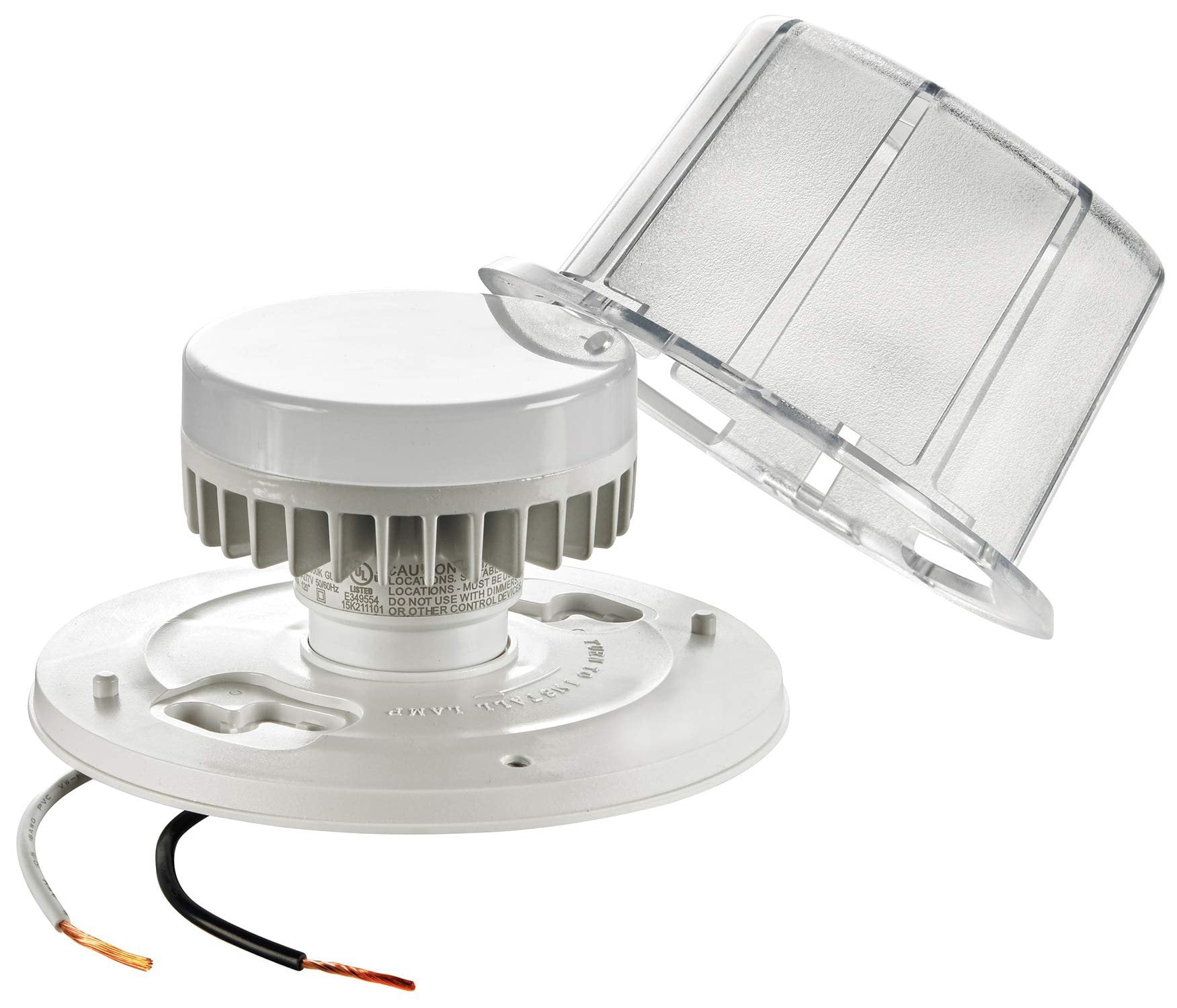 Leviton Electrical Accessory in White — UL Listed for US Residential Electrical Code Compliance, Drop-in NEC-Standard Wiring
