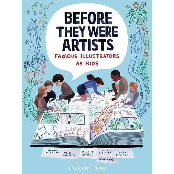Before They Were Artists: Famous Illustrators as Kids, (Hardcover)