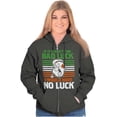 thumbnail image 4 of Popeye Funny Irish Bad Luck Joke Zip Up Hoodie Men's Women's Brisco Brands M, 4 of 6