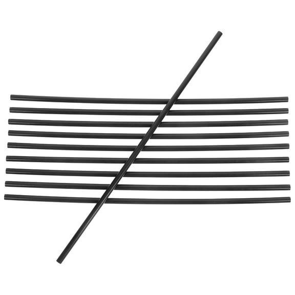 ibasenice 10PCS Plastic Dowel Rods POM Plastic Black for Crafting