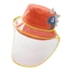 thumbnail image 4 of Sombrero anti-escupir perfecl para niños con cara de seguridad naranja a prueba de polvo, 4 of 7