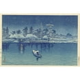 thumbnail image 3 of Kawase Hasui 18x13 Black Modern Framed Museum Art Print Titled - Ushibori (1930), 3 of 5