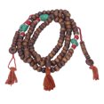 thumbnail image 3 of Buddhist Prayer Beads, Rosary Beads Portable Ethnic Style  for Healing for Gift Giving, 3 of 7