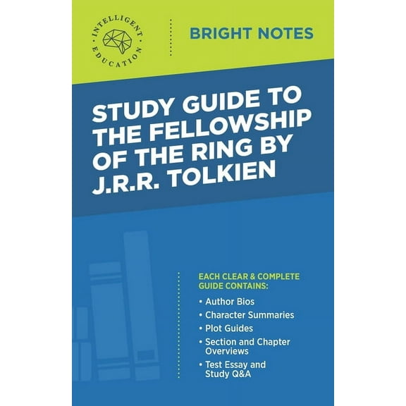 Bright Notes Study Guide to The Fellowship of the Ring by JRR Tolkien, (Paperback)
