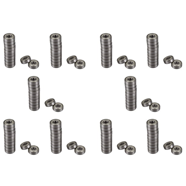 120 Piezas 608Z 22 mm x 8 mm x 7 mm Rodamiento Rígido de Bolas de Una Hilera