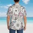 thumbnail image 6 of Disketp Hawaiian Shirts For Men,Vintage Butterflies Print Mens Casual Short Sleeve Button Down Shirts Beach Shirt, 6 of 8