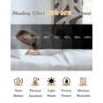 thumbnail image 5 of Gray Beige Blackout Curtains 54 Inches Long for Bedroom, Modern Abstract Color Block Modernism Thermal Insulated Room Darkening Black Out Window Curtain Panels Grommet Drapes for Living Room, 5 of 8