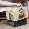 thumbnail image 3 of ZUXONGSY Happy Halloween Toaster Cover 2 Slice Bread Maker Cover Wide Slot Spooky Ghost Quilted Toaster Appliance Dust-Proof Cover Happy Halloween Decor, 3 of 7