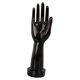thumbnail image 1 of Exhibidor de mano de maniquí, regalos, anillo, resistente, organizador de joyas para práctica de manicura Derecha negra, 1 of 9