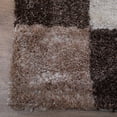 thumbnail image 6 of Rugsotic Carpets Hand Tufted Shag Polyester Eco-Friendly Area Rugs - 4'x6', Rectangle, Beige Brown, Plain Solid Design, High Pile Handmade Anti Skid Rugs for Living Room, Bed Room K00018, 6 of 8