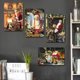 thumbnail image 3 of Kit Pintura Hierro Rectangular Placa Metal Vintage Papá Noel Del 20x30cm 4 Uds., 3 of 9