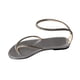 thumbnail image 1 of Amzcrzy Zapatos de mujer,Zapatos de mujer,Zapatillas de mujer, Sandalias planas con punta de clip para mujer, informales, con diamantes de imitación, a la moda de verano Sandalias Mujer Zapatillas De, 1 of 4