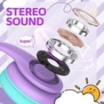thumbnail image 2 of Auriculares con cable JoySpark Kids con límite de volumen de 85 dB, color morado, 2 of 7