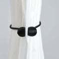 thumbnail image 6 of Efavormart Pack of 2 Black Magnetic Curtain Tie Backs for Window Curtains and Drapes Tiebacks Convenient Drape Decorative Rope Holdback Holder, 6 of 11