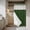 Green, variant on Solid Brown No Hook Shower Curtain Waterproof,Bathroom Curtains with Snap in Liners and See Through Top Window,Vintage Minimalism Abstract Denim Pattern Hotel Style Bathtub Curtains Shower 72"Wx96"L