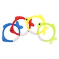 thumbnail image 2 of 4pcs Pool Time Dive Rings Water Swimming Pool Ring Colorful Pool Diving Toys Swimming Pool Dive Toys For Kids Adults, 2 of 9