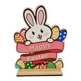 thumbnail image 5 of Cheapark Easter Crafts Bunny Wooden Desktop Decorations Party Crafts, 5 of 5