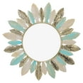 thumbnail image 3 of Metal Wall Decor, Unique Design Feather Wall Art Sculpture  For Living Room For Restaurant For Hotel, 3 of 8