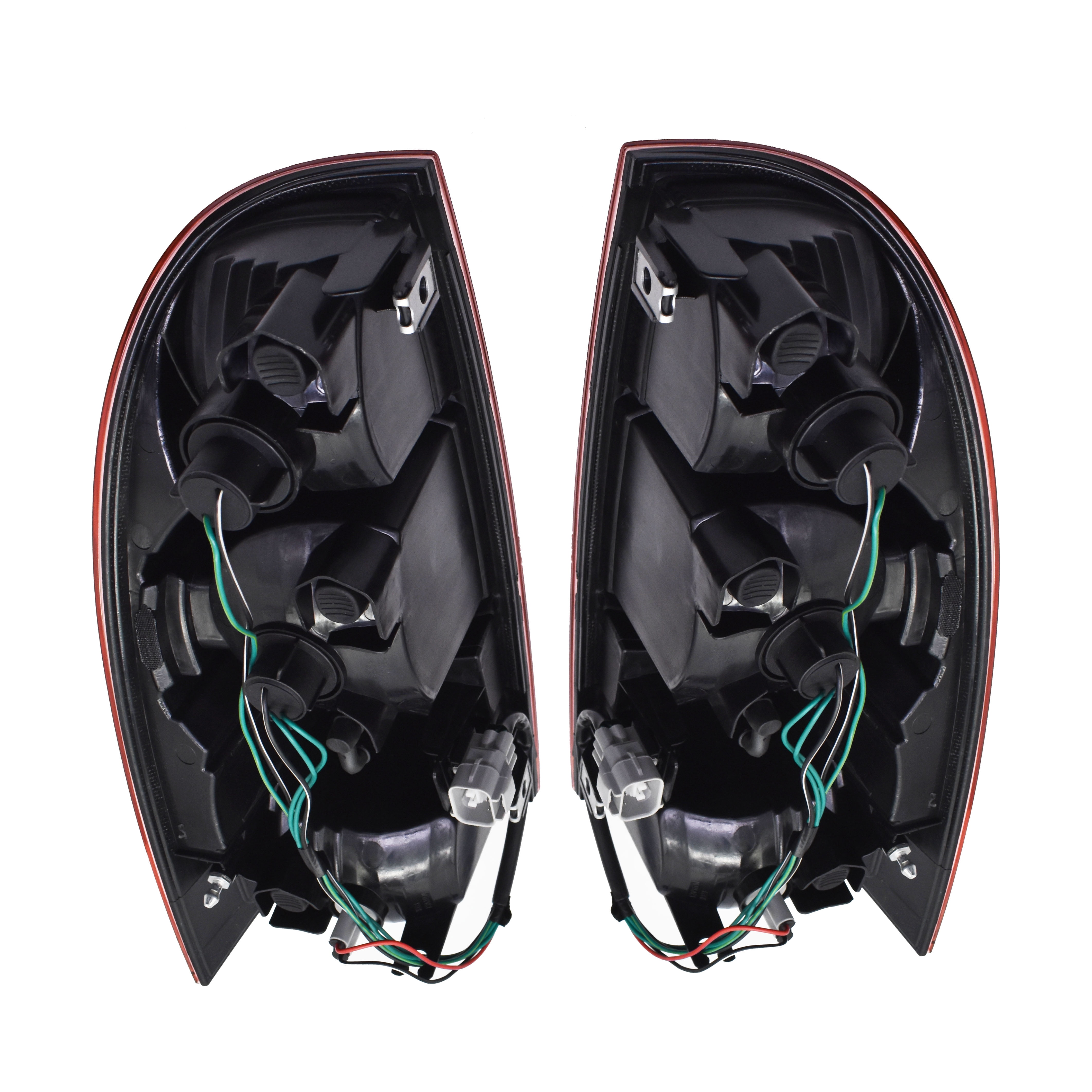 ALL-CARB Halogen Tail Light Lamp Assembly Right+Left Side Rear Tail Brake Light Lamp for 2005-2015 Toyota Tacoma