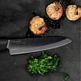 thumbnail image 3 of Kyocera Innovation Series 7" Chef's Knife w/Soft Grip Handle, Black Blade, 3 of 5