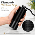 thumbnail image 5 of Hand Crank Coffee Grinder, CNC One-Piece Cutting Nickel Grinder, A Must-Have At Home, Great Gift, 5 of 14