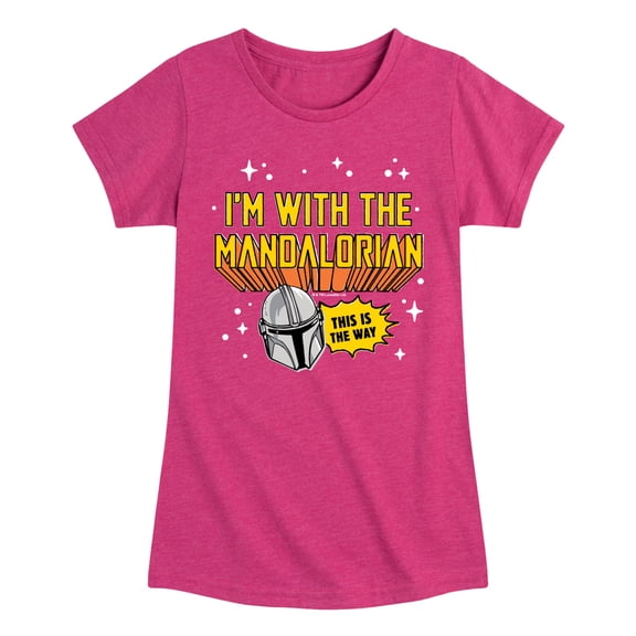 The Mandalorian - Im With Mando - Youth Girls Short Sleeve T-Shirt