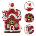 thumbnail image 3 of EXHUMKY Exhumky Xmas Tree Decoration Resin Ornaments for Festive Atmosphere 8Pcs, 3 of 6