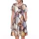 thumbnail image 1 of Fotbe Sea Shells Vestido Largo de Moda para Mujer, Vestido Tipo Camiseta con Manga Corta y Estilo Casual a Rayas y Bloques de Color, 1 of 6