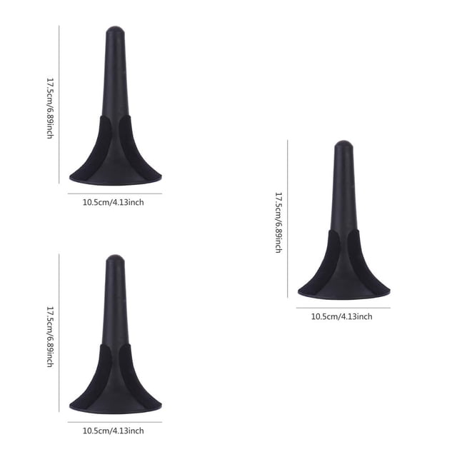 Soidarity Trompeta Trípode Soporte Pata de metal Desmontable Portátil Plegable Trompeta Soporte Resto Accesorio Type1