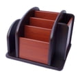 thumbnail image 4 of Wooden 4 Slots Apartment Desktop Storage Case Bedroom Office Desk Organizer, 4 of 10
