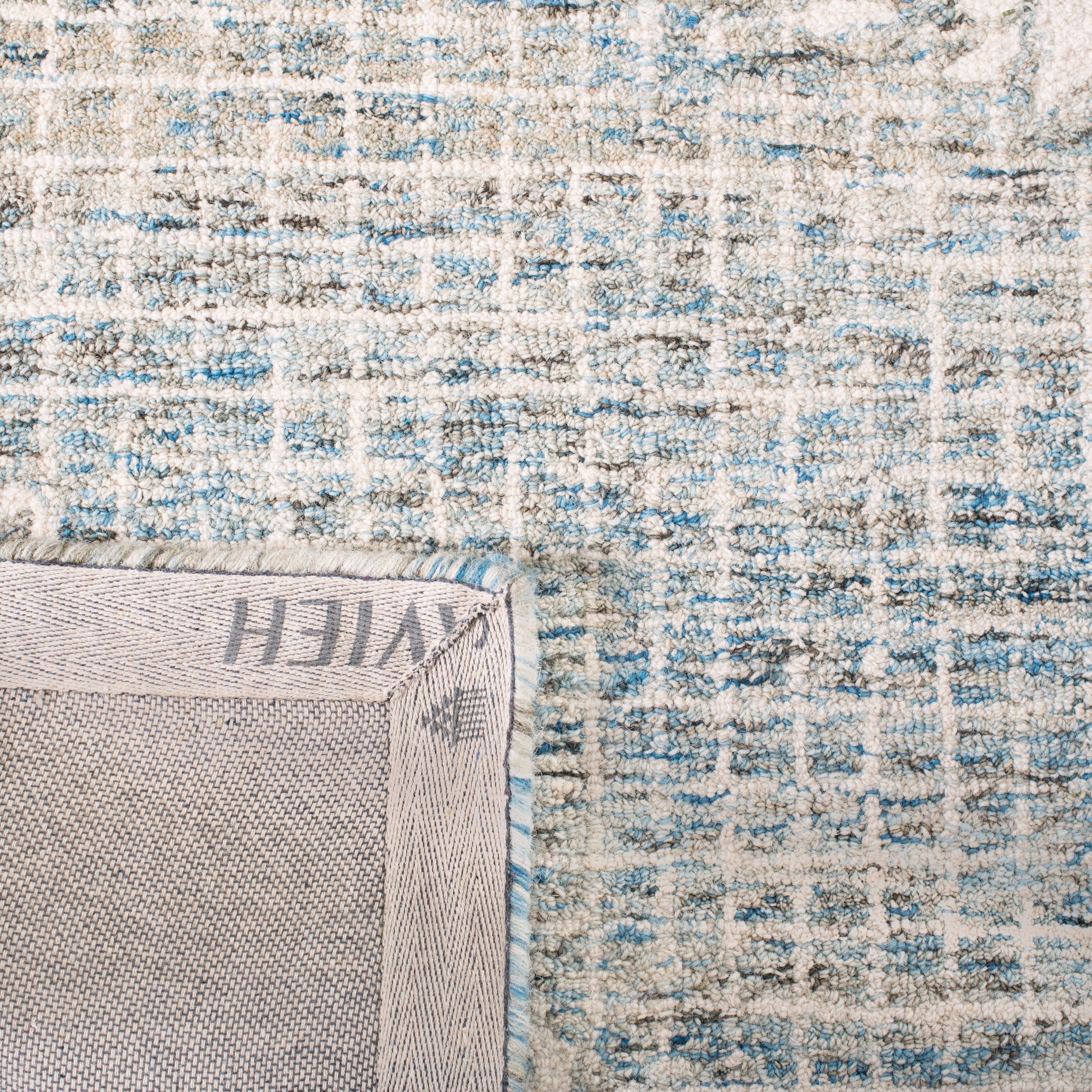 SAFAVIEH Abstract Bryanne Floral Wool Area Rug, Light Blue, 6' x 9'